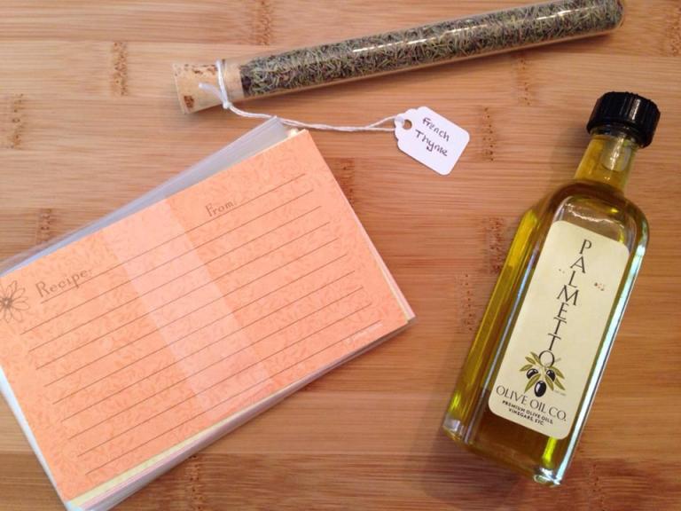 Recipe cards, Herbs de Provence Olive Oil.